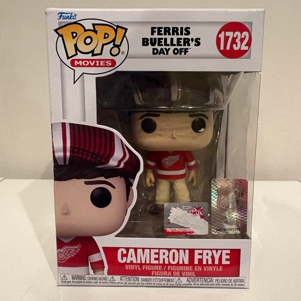 Ferris Bueller's Day Off Cameron Frye NHL Red Wings Funko Pop 1732